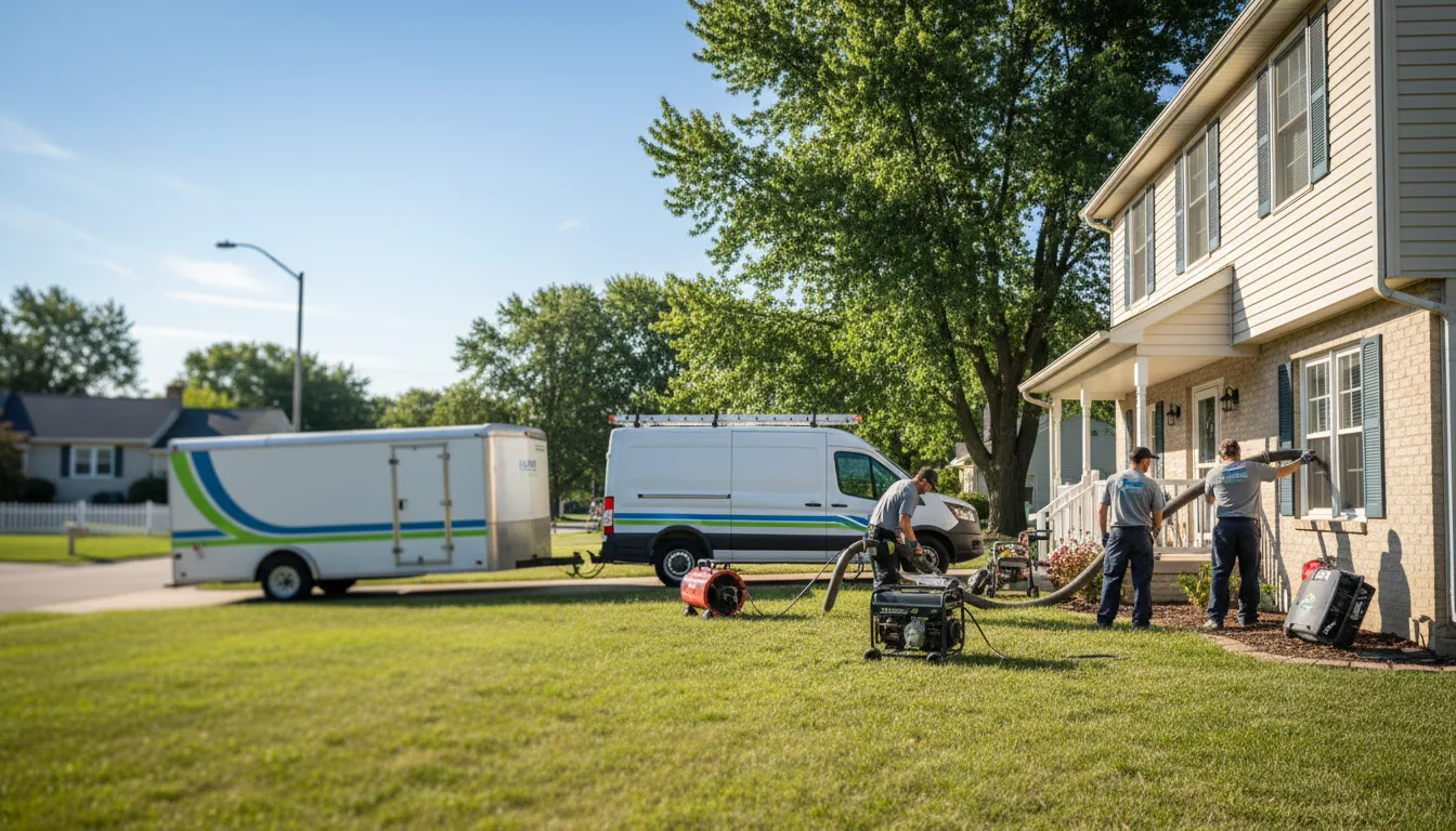 Flooded Basement Restoration And Cleanup With Repair in Manilla, IA near me